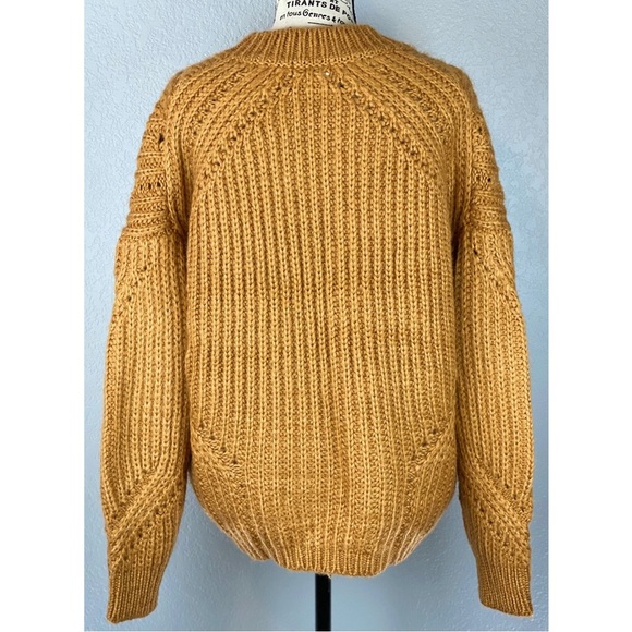 Lost + Wander Rust Knit Crewneck Sweater - Picture 3 of 6